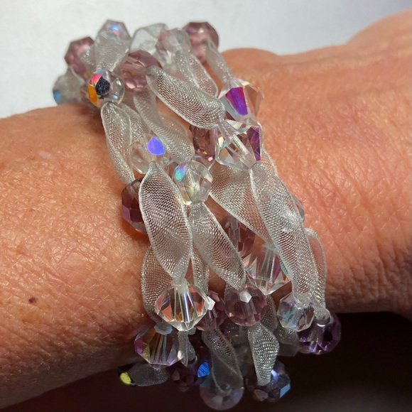 ✨Exquisite Handmade Sterling Silver and Amethyst Accented Bracelet - Picture 13 of 13